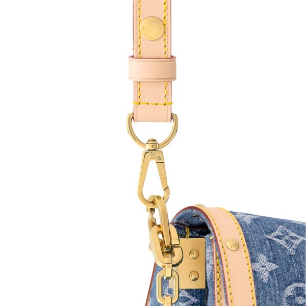 Louis Vuitton M13319 Dauphine Soft GM Denim Blue